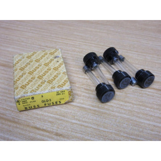 Cooper Bussman GLQ-3 Buss 3A Fuse GLQ3 (Pack of 5)