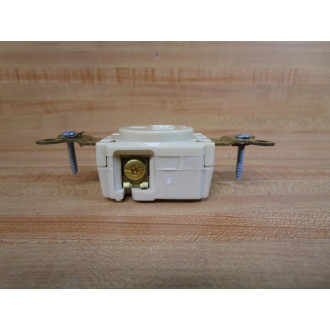 Hubbell HBL5661I Single Receptacle Ivory