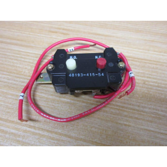 Allen Bradley 599-PB00 Push Button Assembly 40193-415-54 WO Push Buttons