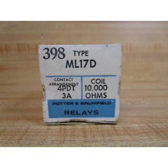 Potter & Brumfield ML 17D Relay 398