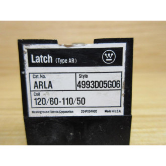 Westinghouse ARLA Control Relay Latch 4993D05G06 - Used