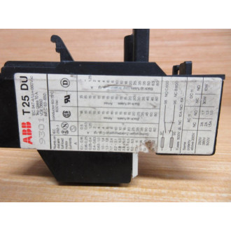 ABB T25 DU Thermal Overload Relay T25DU 18-25A - Used