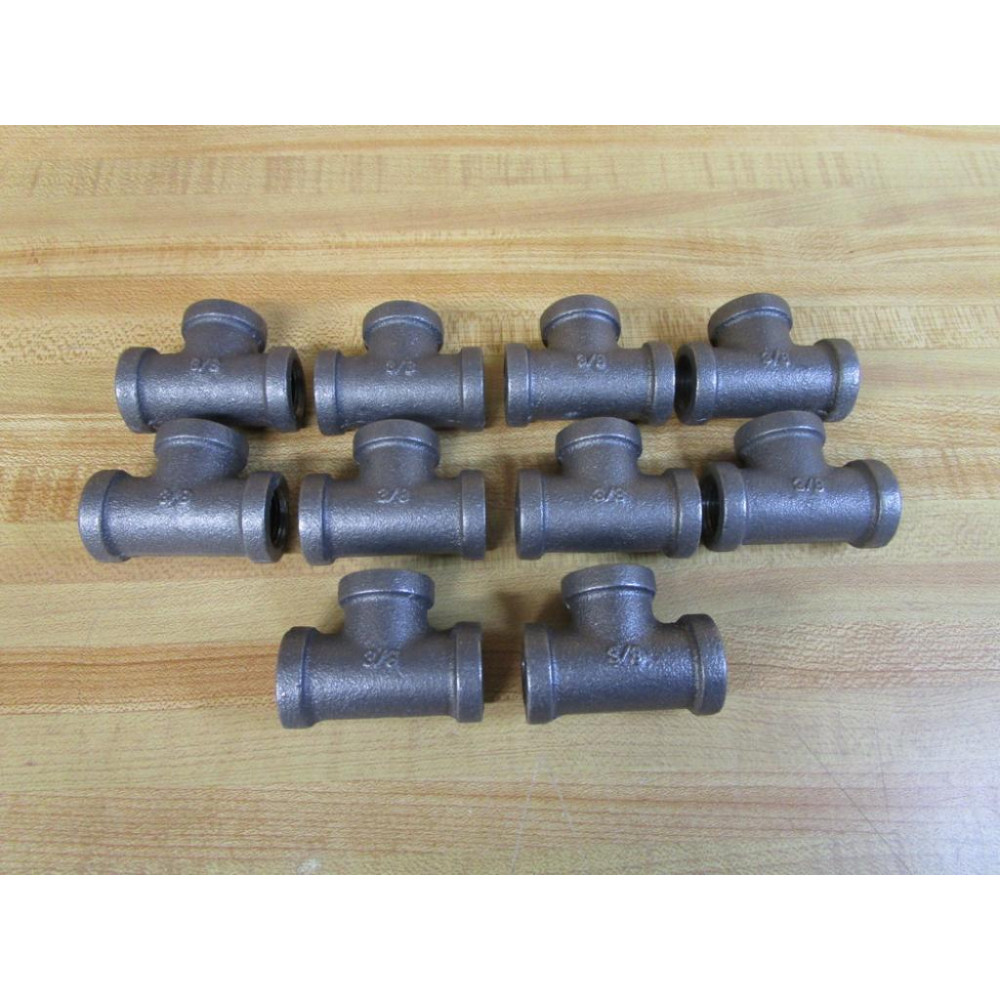 Generic 38" Tee Pipe Fitting 38 (Pack of 10) - New No Box