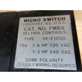 MicroSwitch FMBA Proximity Control FE-21030 - Used