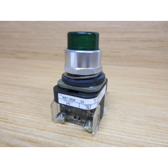 Allen Bradley 800T-QB24GD1 Green Push Button - New No Box