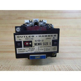 Cutler Hammer A50CNO Eaton Starter A50CN0 WContact C320KB2 - Used