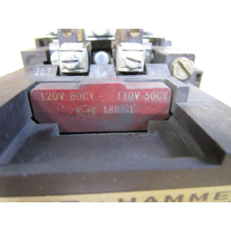 Cutler Hammer A50CNO Eaton Starter A50CN0 WContact C320KB2 - Used