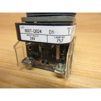 Allen Bradley 800T-QB24W Button 800T-QB24WD1 W800T-XD1Blank - New No Box