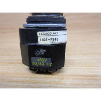 Allen Bradley 800T-PB46A Button 800TPB46A w800T-XA Ser. N - Refurbished