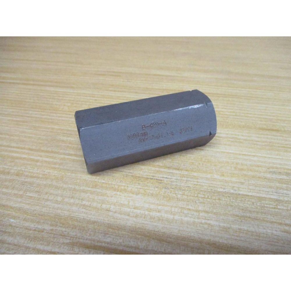 Hydac RV-12-01.15 Inline Check Valve RV120115 - Used