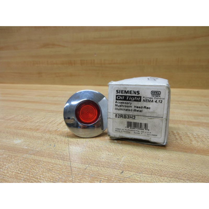 Siemens 52RB3H2 Illuminated  Pushbutton Head