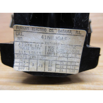 Furnas 41NB30AF Contactor - Used