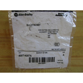 Allen Bradley 800T-N307A Jumbo Button Cap 800TN307A