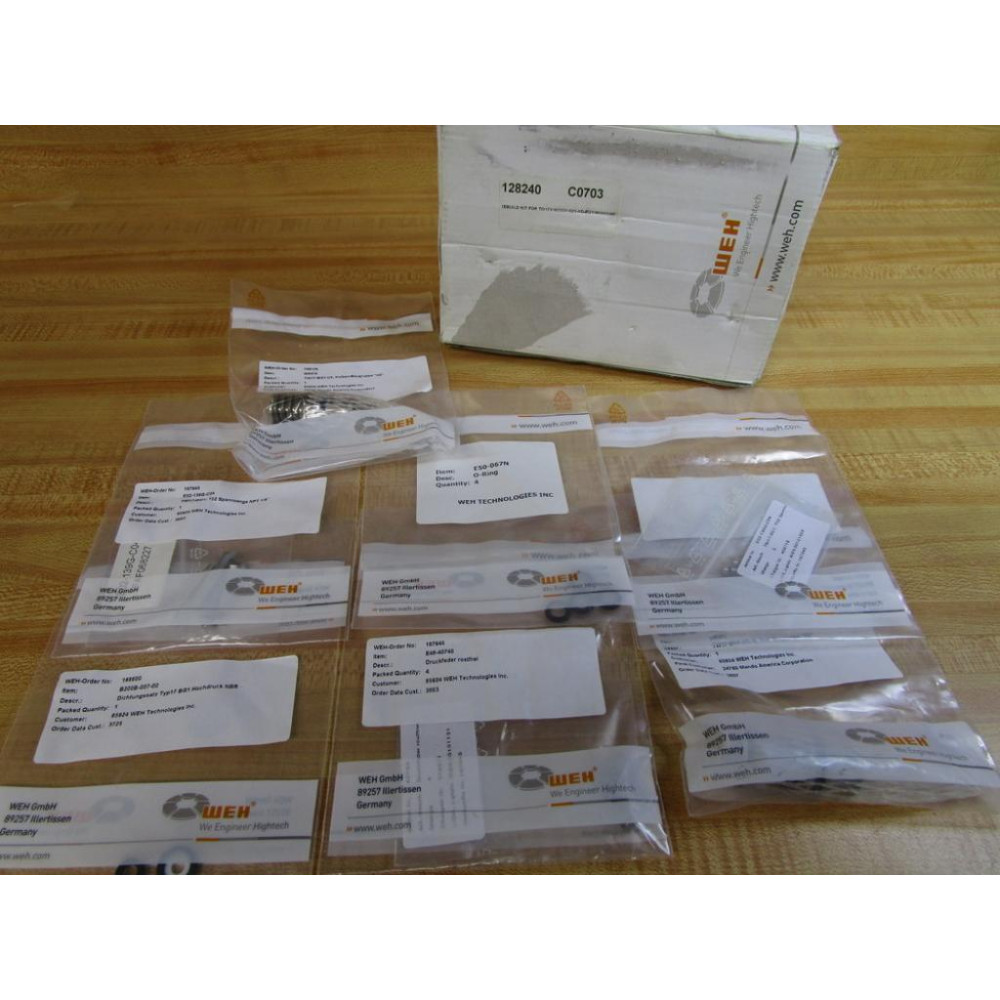 WEH 128240 Rebuild Kit For TW17V-W9031-025-XD-BG1M10X1HF