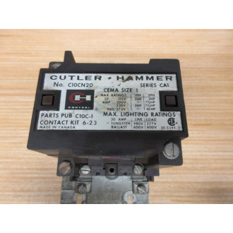 Cutler Hammer C10CN20 Contactor - Used
