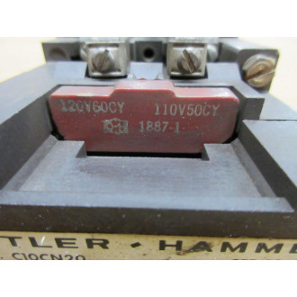Cutler Hammer C10CN20 Contactor - Used