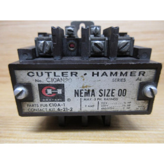 Cutler Hammer C10AN30 Contactor - Used