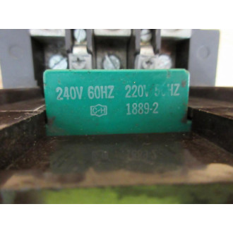 Cutler Hammer A10EN0 Starter A1OENO Damaged Overload - Used