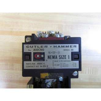 Cutler Hammer A10BN0 Starter A10BNO WOut Contact - New No Box