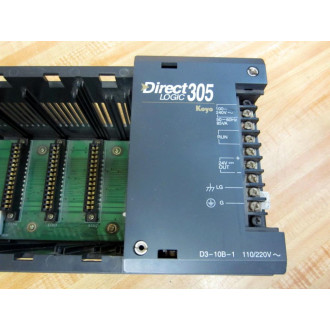 Automation Direct D3-10B-1 DirectLogic 305 IO Base 10-Slot D310B1 - Used