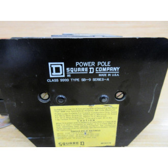 Square D 8536-SBO2 Starter 8536-SB02S W 9999-SB-9 - Used