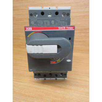 ABB Sace TMAX T4N 250 Circuit Breaker PR221DS W Faceplate & Handle - Used