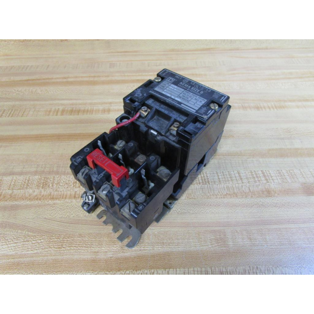 Square D 8536-SBG-2 Starter 8536 SBG 2S Coil 31041-400-51 - Used