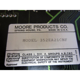 Moore 352EA21CNF Process Control Board Non-Refundable - Parts Only