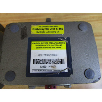 Boston Gear SBKF71820ZB5GS3 Gear Reducer 523591 - Used