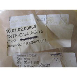 Schmalz FSTE-G14-AG-75 Spring Plunger 10.01.02.00571 - New No Box