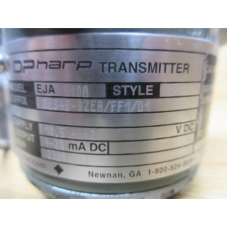 Yokogawa EJA110A-DLS4B-92EAFF1D1 DP Harp Pressure Transmitter - Used
