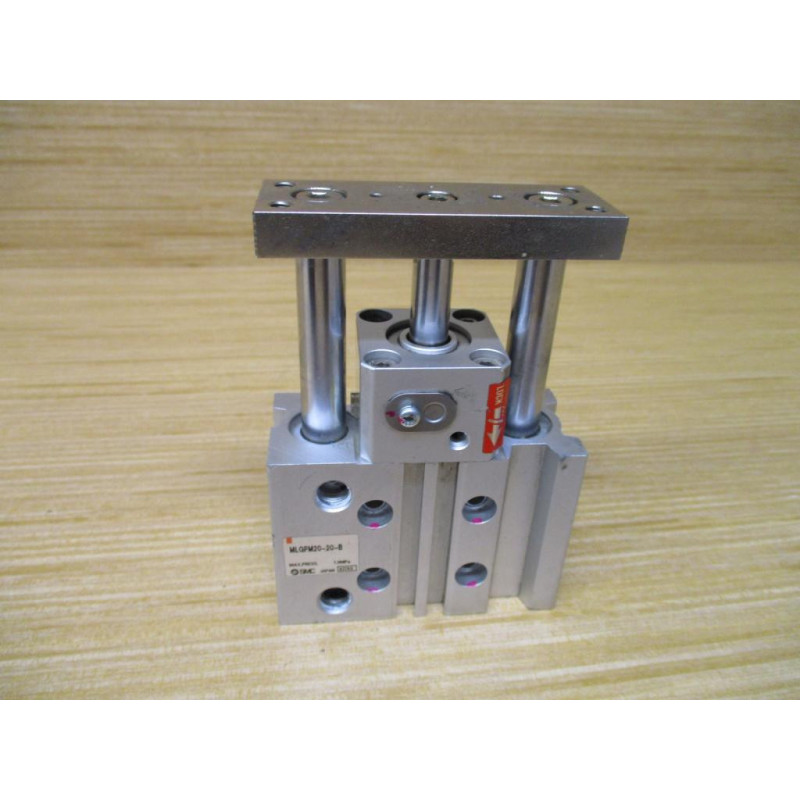 SMC MLGPM20-20-B Compact Guide Cylinder MLGPM2020B - Used