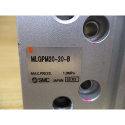 SMC MLGPM20-20-B Compact Guide Cylinder MLGPM2020B - Used