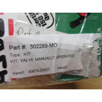 Asco 302289-MO Red Hat Valve Kit 302289MO