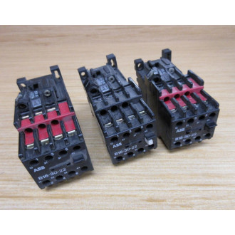 ABB B16-30-22 Contactor B163022 (Pack of 3) - Used