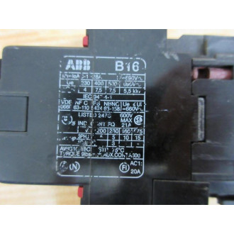 ABB B16-30-22 Contactor B163022 (Pack of 3) - Used
