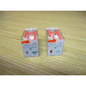 Carlo Gavazzi RMIA210-24V Relay RMIA21024V (Pack of 2) - New No Box