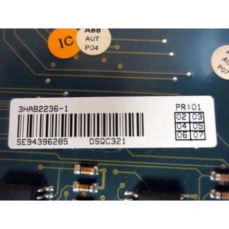 ABB 3BSC980006R89 DSQC321 Board 3HAB2236-1 WFace Plate - Used