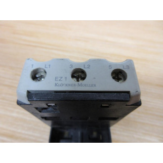 KlocknerMoeller EZ 1 DIN Rail Mount Adapter EZ1 - Used