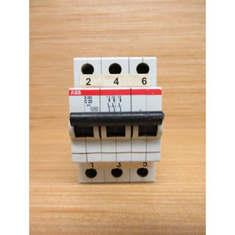 ABB S203 C25 25A Circuit Breaker S203C25 - Used