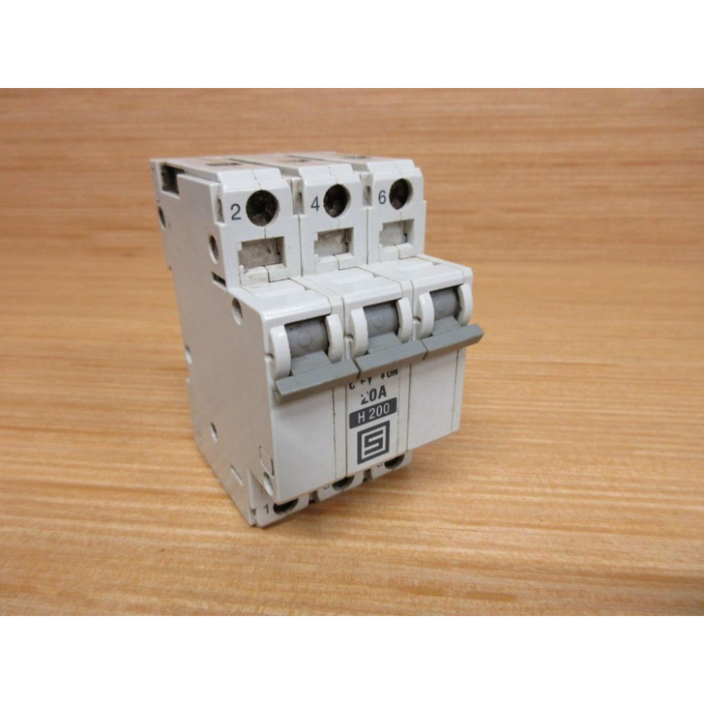 Schurter AS168X-CB3-H200 20A Circuit Breaker AS168XCB3H200 - Used