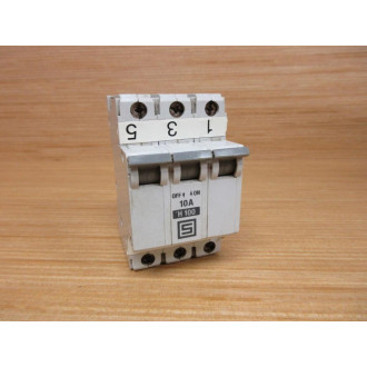 Schurter AS168X-CB3-H100 10A Circuit Breaker AS168XCB3H100 (Pack of 2) - Used