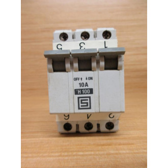Schurter AS168X-CB3-H100 10A Circuit Breaker AS168XCB3H100 (Pack of 2) - Used