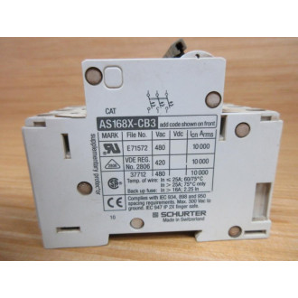 Schurter AS168X-CB3-F230 23A Circuit Breaker AS168XCB3F230 - Used