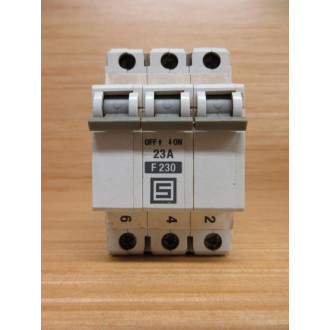 Schurter AS168X-CB3-F230 23A Circuit Breaker AS168XCB3F230 - Used