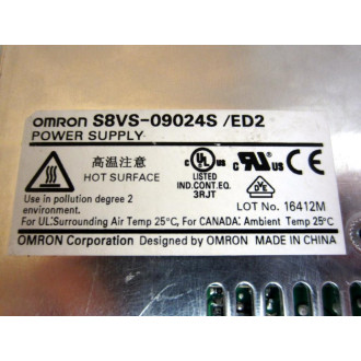 Omron S8VS-09024S 90W Power Supply S8VS-09024SED2 - Used