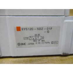 SMC SY5120-5DZ-01F-Q Solenoid Valve SY51205DZ01FQ - Used