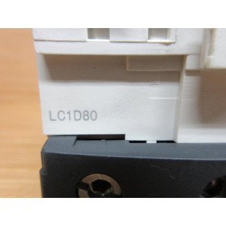 Schneider LC1D80F7 125A Contactor WO Front Cover - New No Box