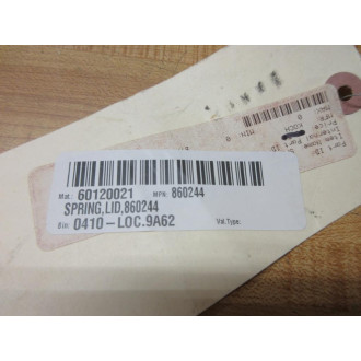 Koch 860244 Lid Spring - New No Box