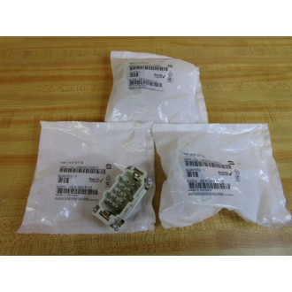 Harting Han 10 E-STI-S Connector 09330102601 (Pack of 3)
